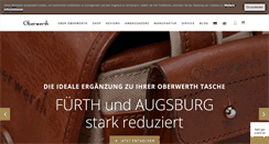 Desktop Screenshot of oberwerth.com